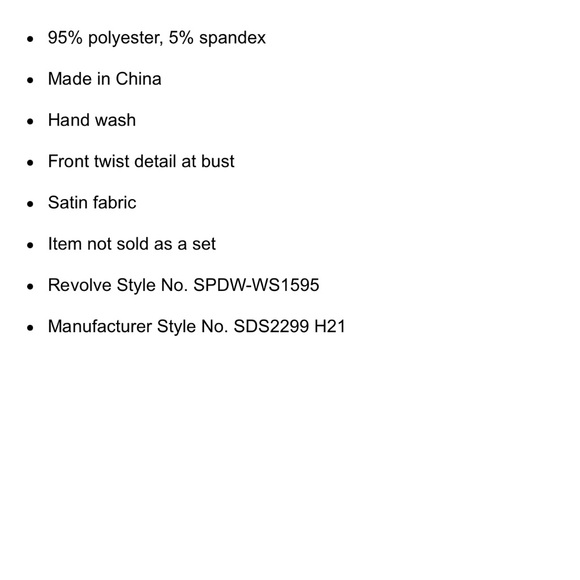 Superdown twist front crop top - Picture 2 of 3